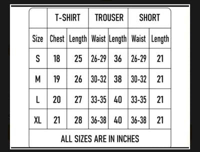 2 Pcs Men's Cotton Plain T-Shirt & Shorts Tracksuit