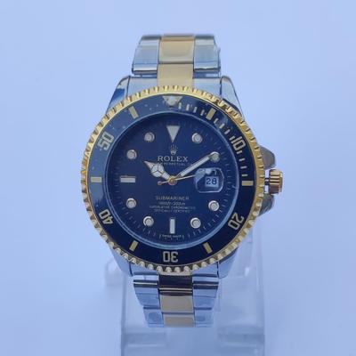 Men's Quartz Round Stainless Steel Watch