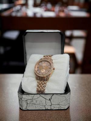 Diamond Stone Men's Chain Watch
