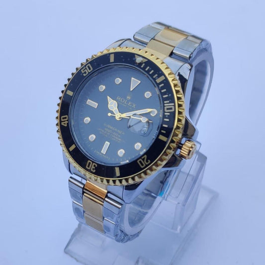 Men's Quartz Round Stainless Steel Watch