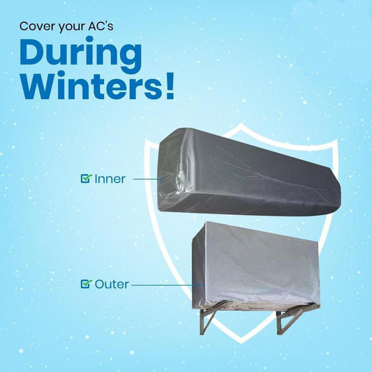 2 Pcs Parachute Indoor And Outdoor AC Covers