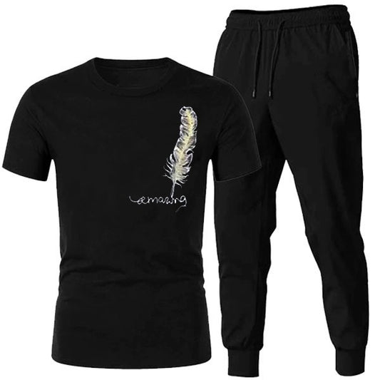 Trendy Smart black t shirt And Trouser